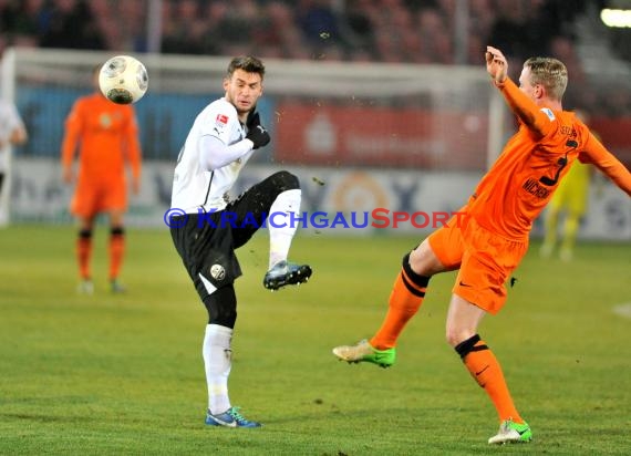 2. Bundesliga SV Sandhausen - FC Erzgebirge Aue im Hardtwaldstadion (© Kraichgausport / Loerz)